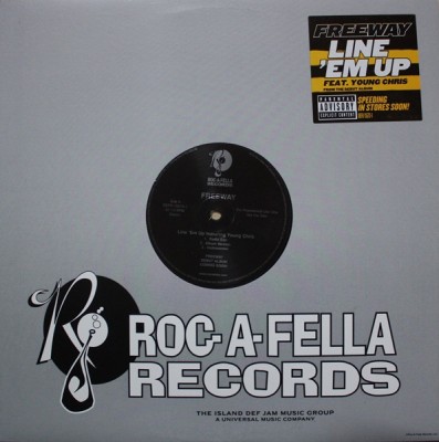 Vinil 12&amp;quot; Freeway &amp;ndash; Line &amp;#039;Em Up (-VG) foto