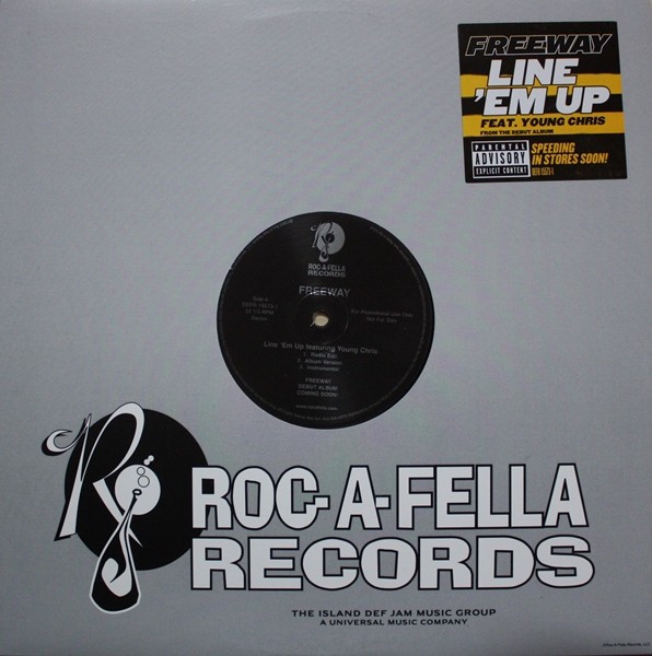 Vinil 12&quot; Freeway &ndash; Line &#039;Em Up (-VG)