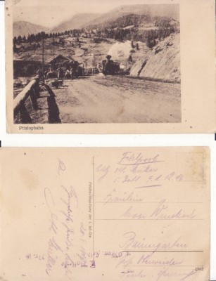 Pasul Prislop, Maramures, Bucovina -tren, razboi WWI- rara foto