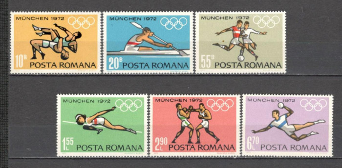 Romania.1972 Olimpiada de vara MUNCHEN ZR.445