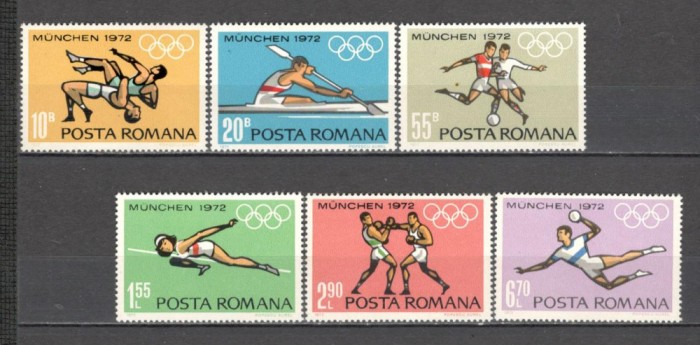 Romania.1972 Olimpiada de vara MUNCHEN ZR.445