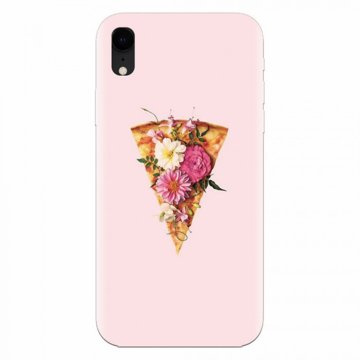 Husa silicon pentru Apple Iphone XR, Flower Pizza