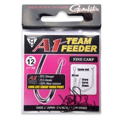 CARLIGE GAMAKATSU A1 TEAM FEEDER CARP NR 8 / 15BUC/PL foto