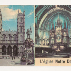 FA11 - Carte Postala- CANADA - Montreal, L'eglise Notre Dame, circulata 1979