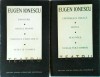 Eugen Ionescu - Teatru, 2 volume. Cantareata cheala. Lectia. Scaunele. Ucigas