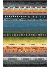 Covor Model Kolibri 11165-140, Marime 80 x 150 cm, Multicolor, Inaltime Fir 9 mm, Antialergic, Polipropilena, Living, Dormitor, Sufragerie, Birou