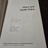 Ethics and Health Policy - Robert M. Veatch, Roy Branson