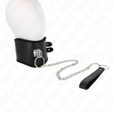 Kink Collar &amp; Gag-Colier 65 cm cu Curea Lată Reglabilă 40-55 cm