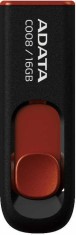 MEMORIE USB 2.0 ADATA 16 GB, retractabila, carcasa plastic, negru / rosu, &amp;quot;AC008-16G-RKD&amp;quot; (timbru verde 0.03 lei) foto