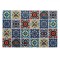 Tocator Sticlă, Tiles, Dimensiuni 30x20cm, Multicolor, Incasabil