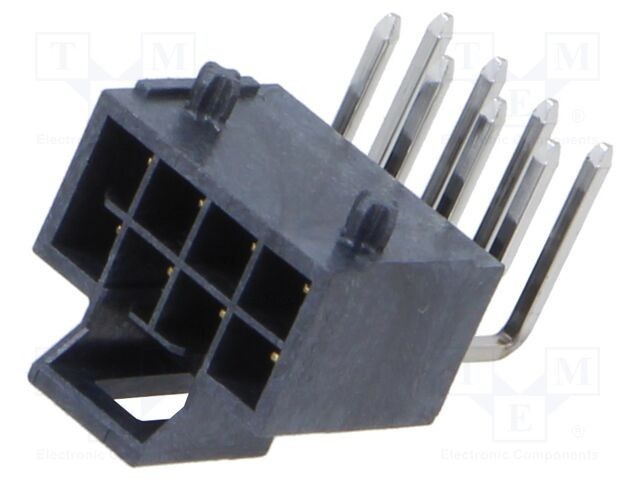 Conector cablu-placă MOLEX Nano-Fit 8 pini tată unghiular LCP