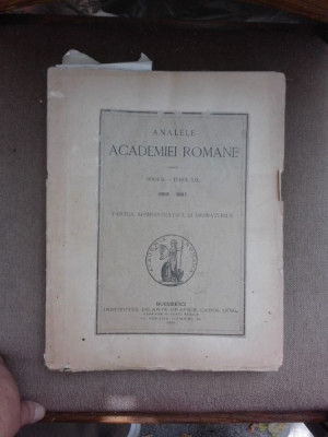 Analele Academiei Romane, seria II, tomul XIX, 1896-1897, partea administrativa si dezbaterille foto