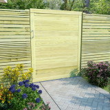 Poarta de gradina, 125 x 100 cm, lemn de pin tratat GartenMobel Dekor, vidaXL