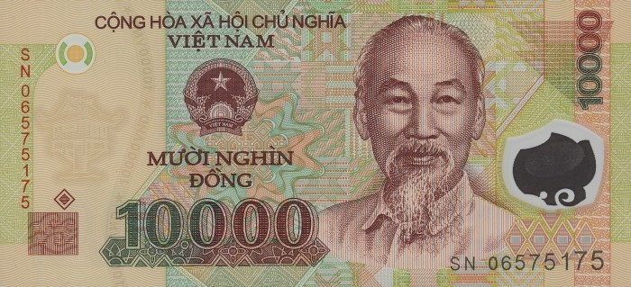 VIETNAM █ bancnota █ 10000 Dong █ 2022 █ P-119n █ POLYMER █ UNC █ necirculata