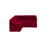 Cumpara ieftin Husa coltar din bumbac elasticizat Bordo- HEP126