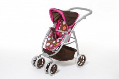 Carucior pentru papusi 3 in 1 Have Fun Coco Brown Splash foto