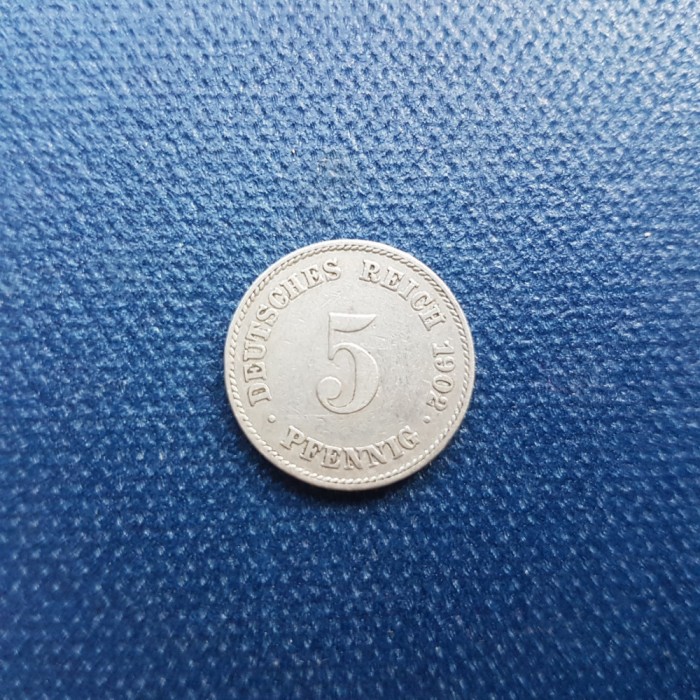 E323-Monede 5 Phennig Deutches Reich 1902-1917-pret pe bucata-diametrul 1.8 cm.