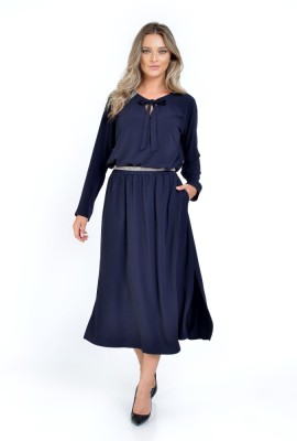 Bluza Dama cu Funda, Bleumarin - M foto