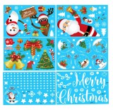 Set de 6 coli cu stickere pentru Craciun Vohoney, PVC, multicolor