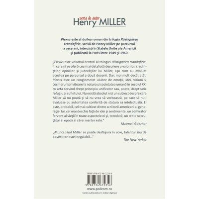 Plexus - Henry Miller foto