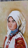 Tablou tarancuta semnat Cimpoesu dupa Grigorescu., Portrete, Ulei, Realism