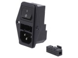 Conector de Alimentare AC Soclu Tată 10A 250V