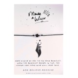 Bratara cu steluta din onix natural Make a wish