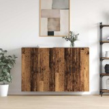 vidaXL Mobilier cu Montaj pe Perete 2 pcs Lemn vechi 69.5 x 34 x 90 cm 3394530
