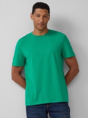 s.Oliver Tricou barbati din bumbac, Regular Fit, decolteu la baza gatului, Verde, S foto