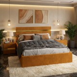 Pat Tapitat Adria Caramiziu Cu Noptiere Tapitate Contactează-ne