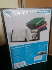 Album Leuchtturm timbre 32 file, 64 pagini negre! foto