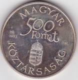 Ungaria 500 forint 1993 &ndash; monedă cu vaporul Arpad