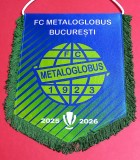 Fanion (de protocol) Fotbal - &quot;METALOGLOBUS&quot; BUCURESTI (Sezonul 2025-2026 SUPERLIGA)