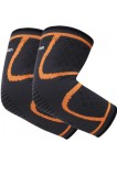 Set 2 cotiere Imrusan, M, textil, nergu, portocaliu