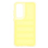 Husa pentru samsung galaxy s24 fe, perne de aer, antisoc, yellow