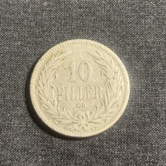 Moneda 10 filler 1892 Ungaria