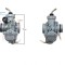 Carburator scuter Yamaha DT 125cc
