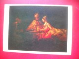 HOPCT 23623 HAMAN SI ESTER-REMBRANDT 1606-1669 -- RUSIA --MUZEE - CP PICTURA --NECIRCULATAMUNTII