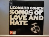 Leonard Cohen &ndash; Songs of Love and Hate (1971/CBS/Holland) - Vinil/Vinyl/NM+, Pop