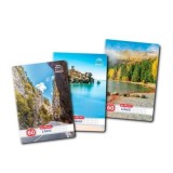 Caiet scolar A4 Herlitz X. Book Discover Romania, 60 file, matematica, colturi rotunjite, 70g/mp, 9487880