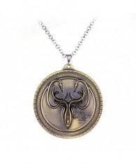Pandantiv Medalion Game Of Thrones House Greyjoy Necklace We Do Not Sow Game of Thrones Bronze foto
