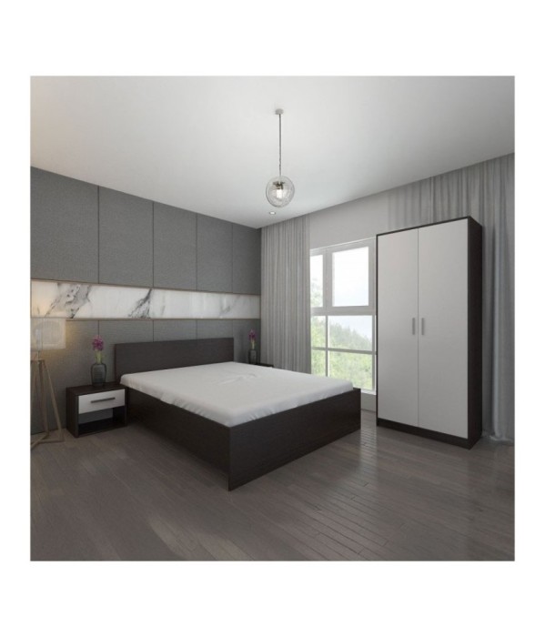 Dormitor Aria Wenge/Alb