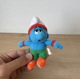Jucării Pluș Retro Vintage - Ștrumfii Lazy Smurf din Calendar Smurfs (Disney, Mcdonald's, 2000)