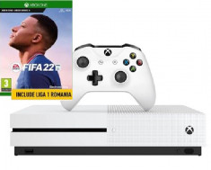 Consola Xbox One S 1TB, alba SH + joc FIFA 22 foto