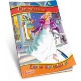 Carte de colorat si povesti , Cenusareasa, tip A5, 16 pagini