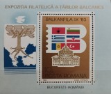BC997, Romania1983, colita exp.filatelica a Tarilor Balcanice