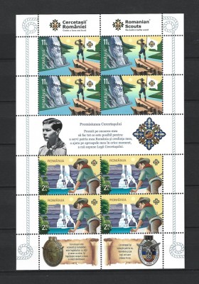 ROMANIA 2023 - CERCETASII ROMANIEI, MINICOALA, MNH - LP 2414 foto