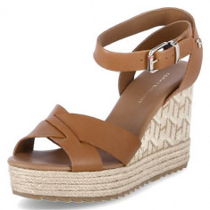 Sandale Femei Tommy Hilfiger TH Raffia High FW0FW04842GU9SUMMERCONGANC foto