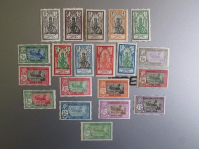 INDIA FRANCEZA SERIE MNH/MH=203 foto
