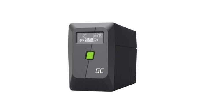 Sursă de Alimentare de Rezervă Greencell UPS 650VA 360W PowerProof cu Display LCD